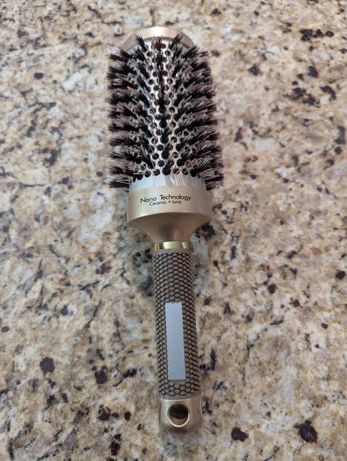 Nano Technology Ceramic Ionic 3-Inch Round Hair Brush for Styling