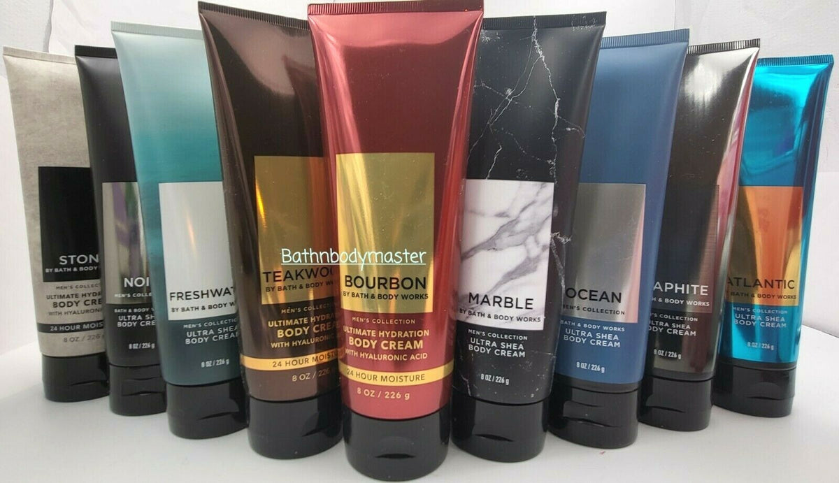 Men's Ultra Shea Body Cream Lotion 8oz - Hydrating Moisturizer with Shea & Aloe
