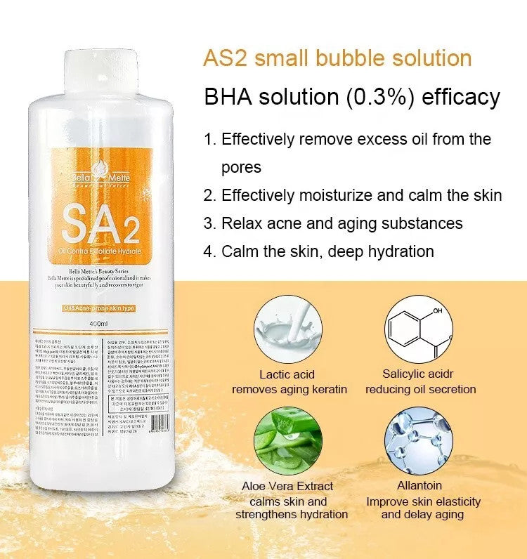Hydro Peeling Solution for Dermabrasion Facial Machines - 3/6 pcs