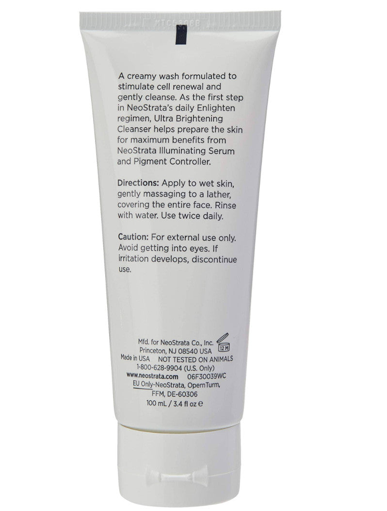 Brightening Facial Cleanser for Skin Renewal 3.4 oz - Ultra Brightening Formula