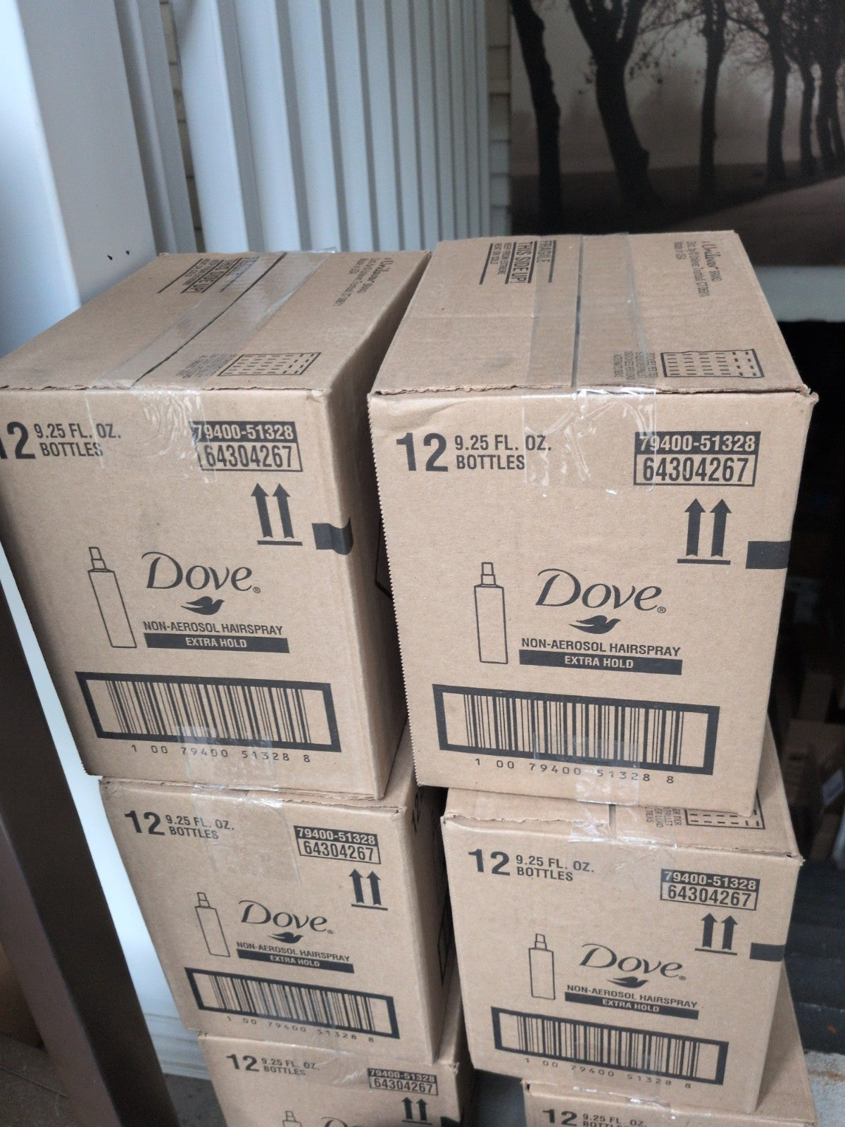 Dove Non-Aerosol Hairspray Extra Strong Hold Gloss & Control 27.75 oz - 3 Pack