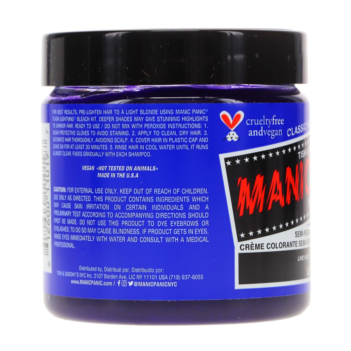 Lie Locks Hair Dye - Indigo Purple-Blue 4 oz