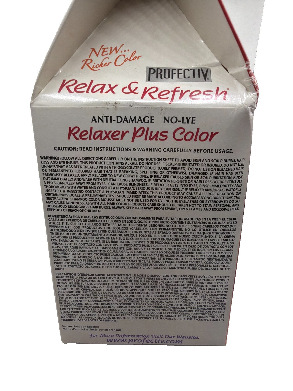 Hair Relaxer and Color Kit - No-Lye Relaxer with Cherry Fusion #53