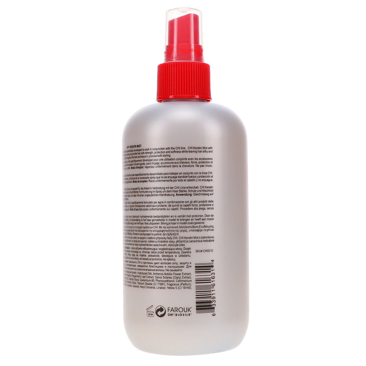 Keratin Hair Mist Spray 12 oz - Strengthen & Protect Damaged Hair