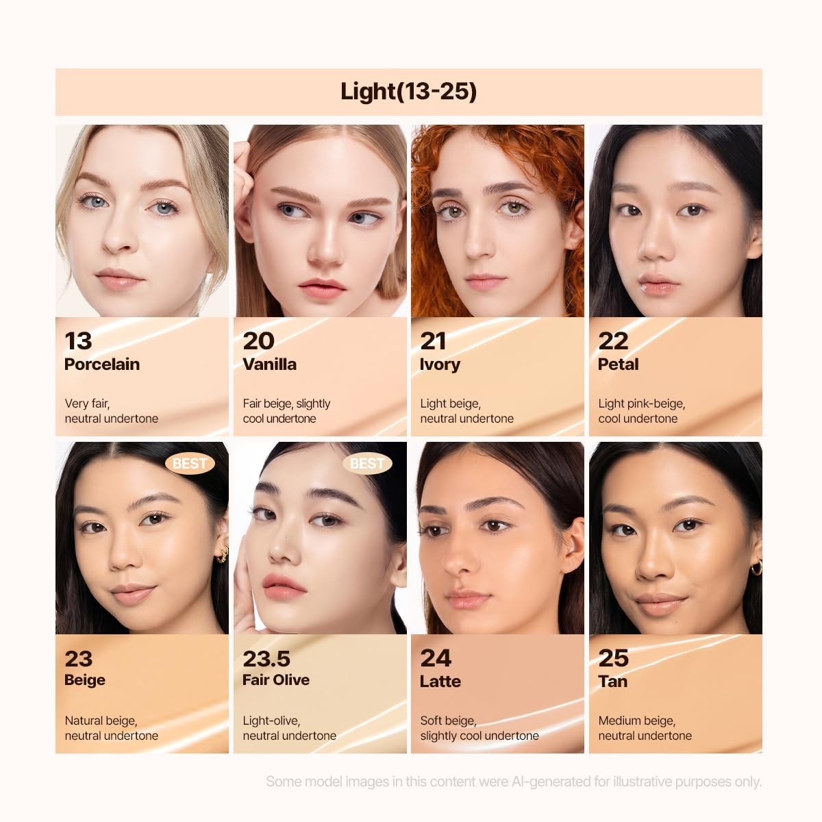 Be Velvet Cushion Foundation Fair Olive - Full Coverage, Long-Lasting