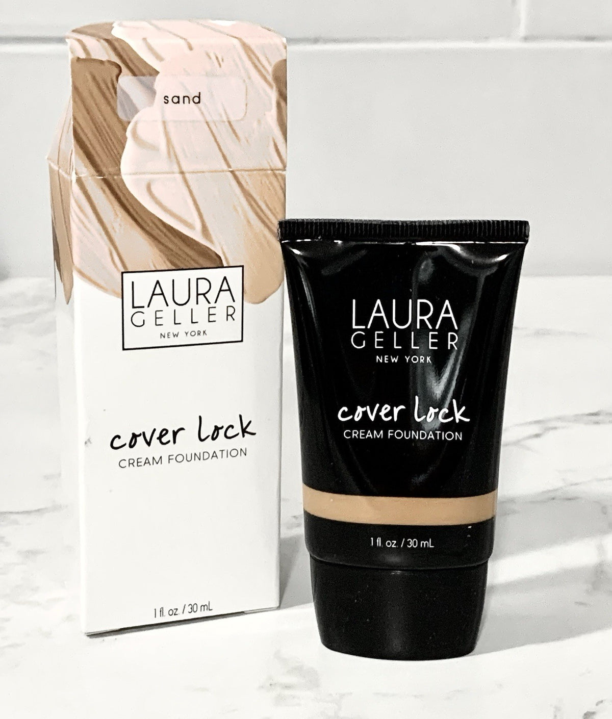 Laura Geller Cover Lock Cream Foundation Sand Full Size