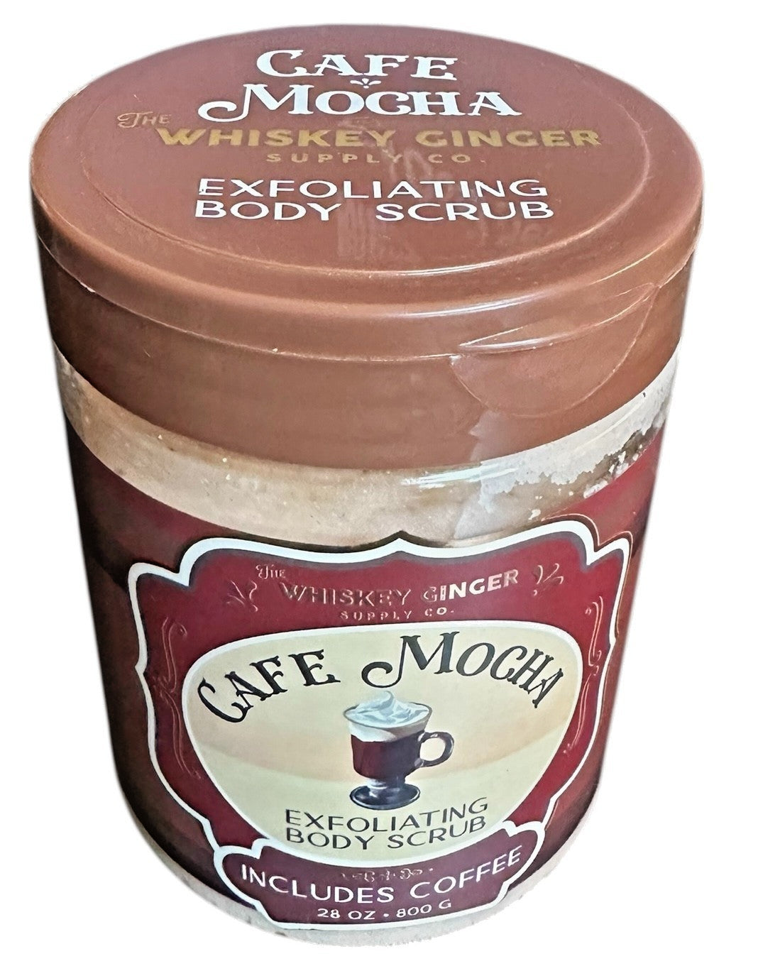 CAFE MOCHA Exfoliating Body Scrub - Includes Coffee Reduces Cellulite