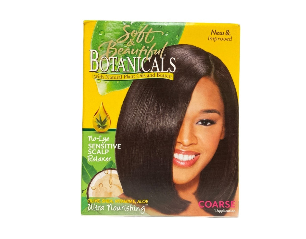 Botanicals No-Lye Sensitive Scalp Relaxer – Coarse, 1 Use