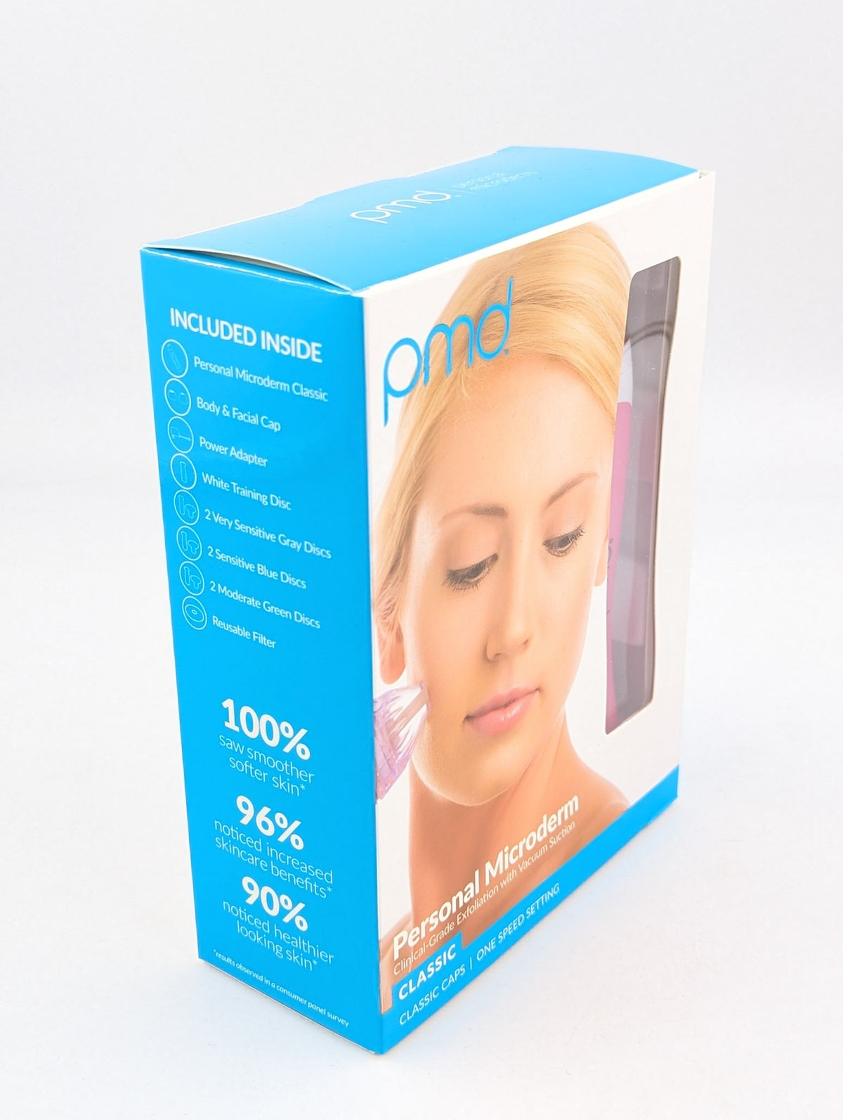 Personal Microderm Classic Exfoliator Tool with 100min Runtime - Pink