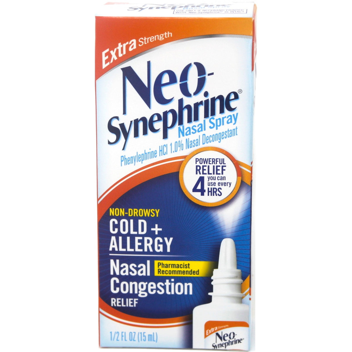 Extra Strength Nasal Spray - Sinus & Cold Relief, 0.50 Ounce