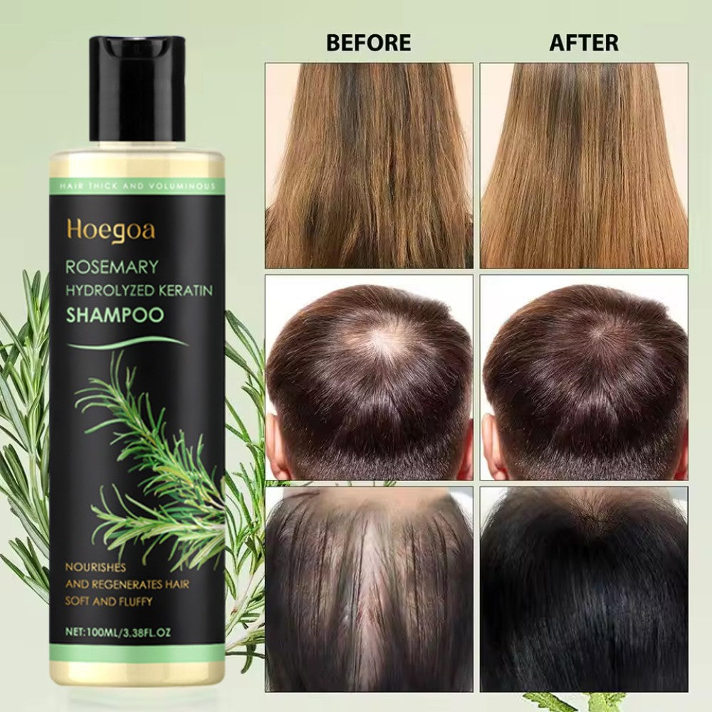 Rosemary Hair Growth Shampoo with Hydrolyzed Keratin for Thinning Hair - 100ML