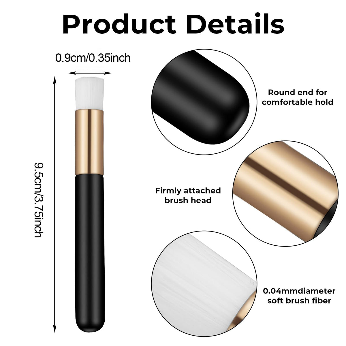Reusable Lash Cleaning Brushes - Pack of 10, Soft & Washable Eyelash Cleansing Tools