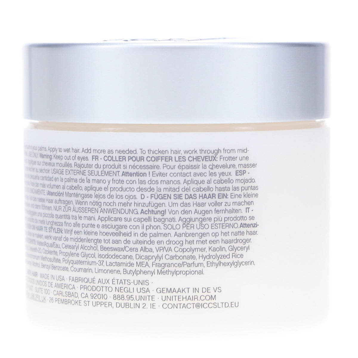 Hair Styling Paste for Volume & Texture - 2 oz Thickening Cream
