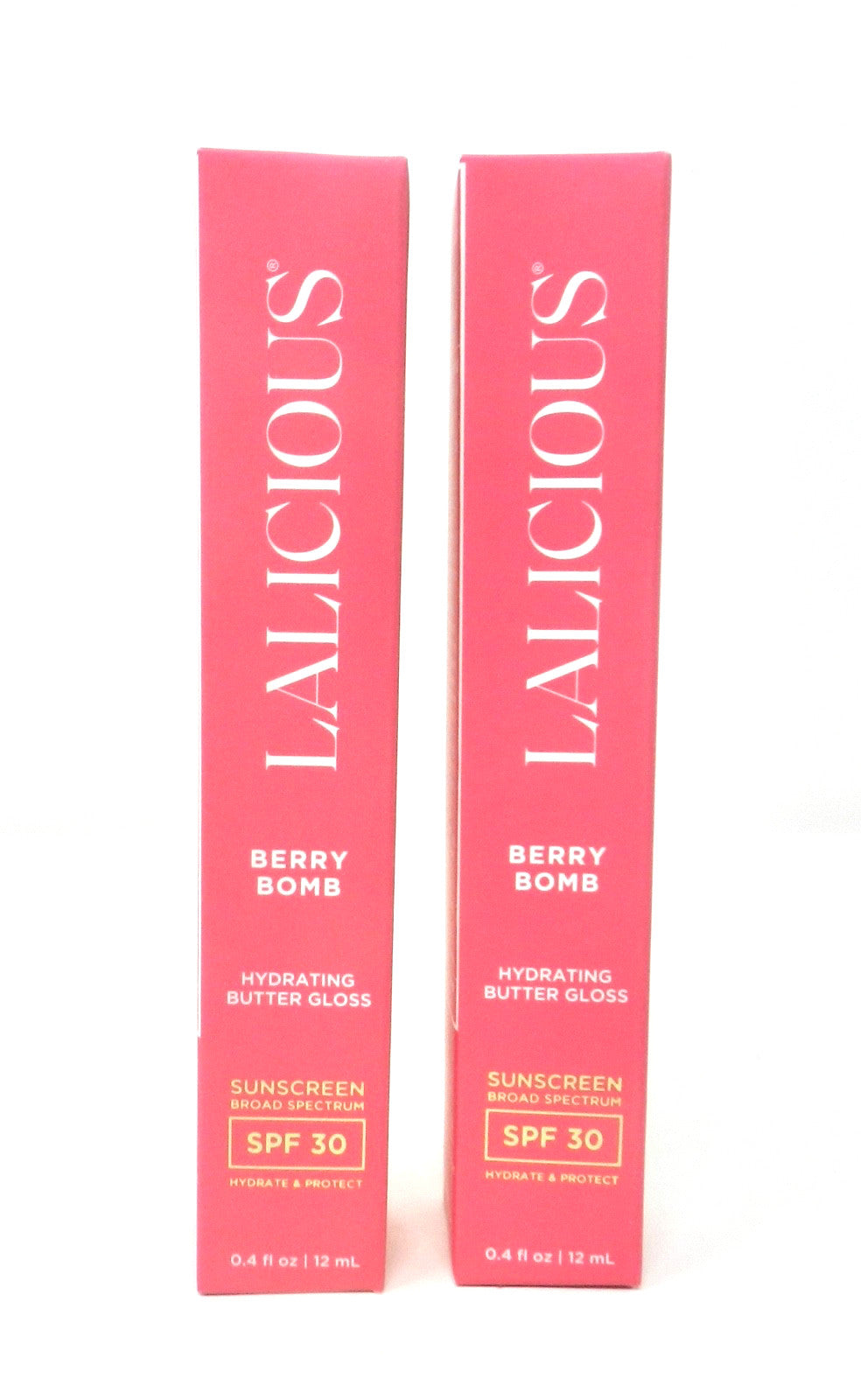 Berry Lip Gloss Set with SPF 30 - Hydrating Butter Gloss for All Skin Types