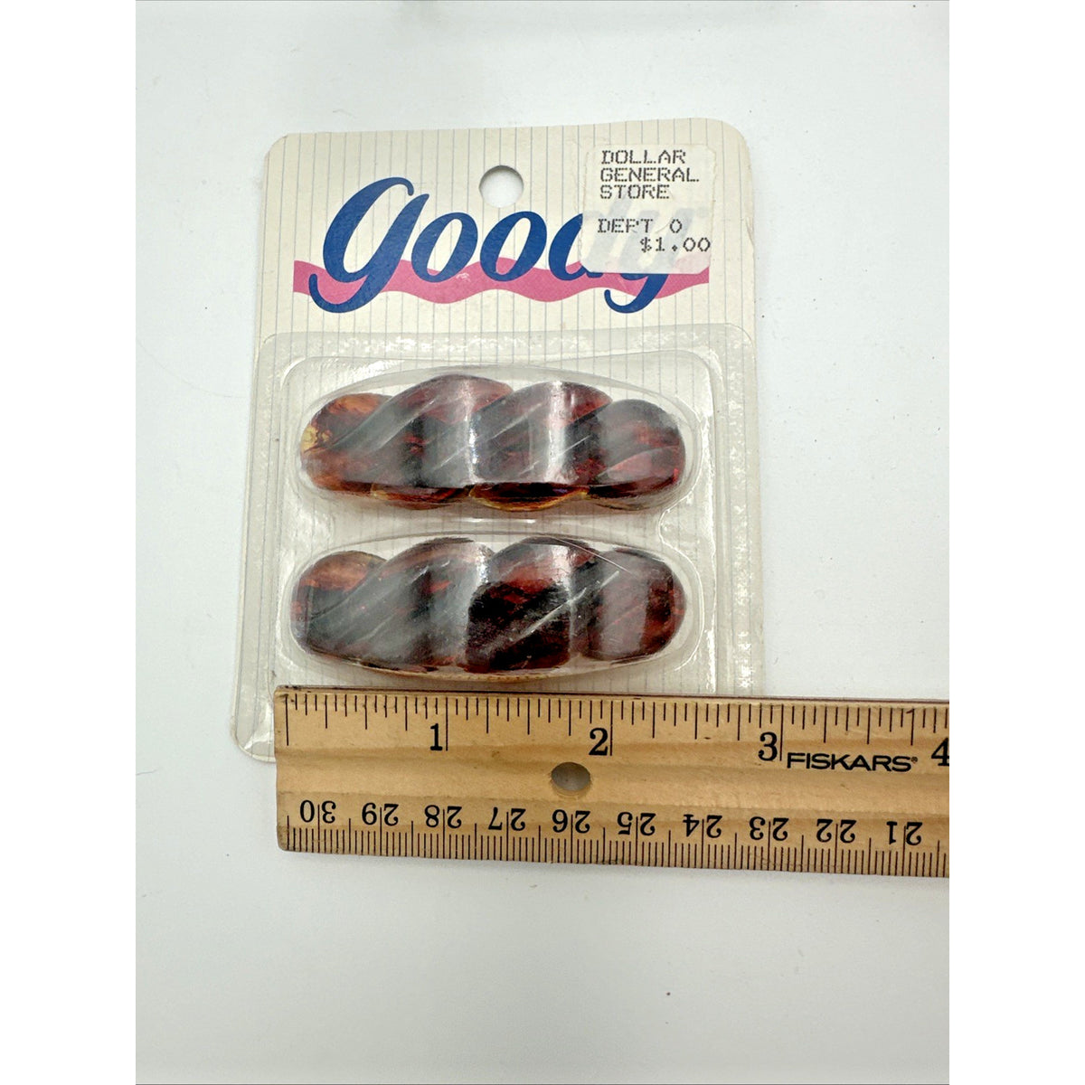 Vintage Rare Goody 2 Clip Hair Barrettes 1993 USA #73113