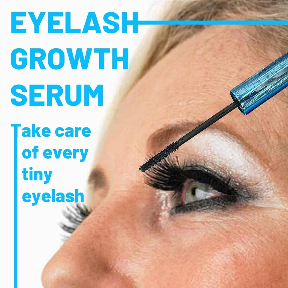 Waterproof Mascara for Older Women - Long Thick Lashes, Hypoallergenic, Easy Application