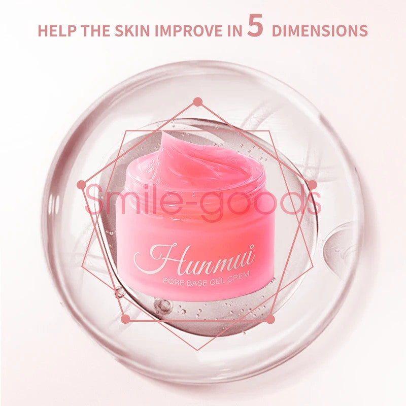 Hunmui Face Primer Pore Base Gel Cream Cover Pores Water Embellish