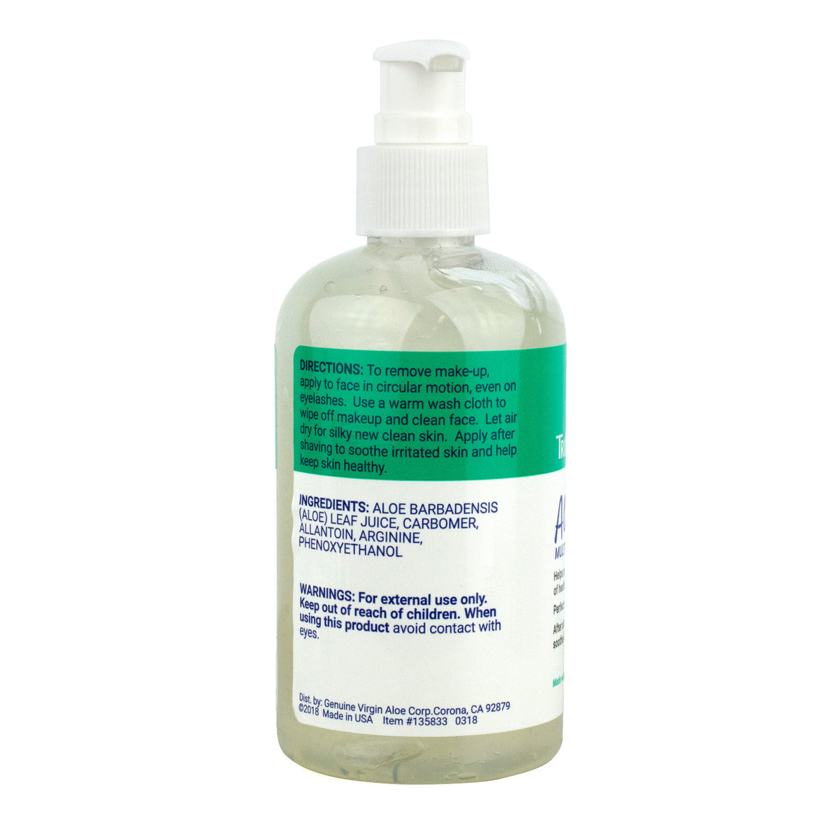 All Clear Multipurpose Aloe Gel for Face and Body – 8.3 oz