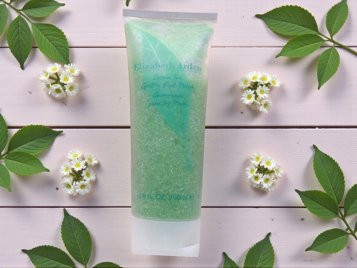 ELIZABETH ARDEN GREEN TEA GRITTY FOOT POLISH - 6.8 OZ NEW