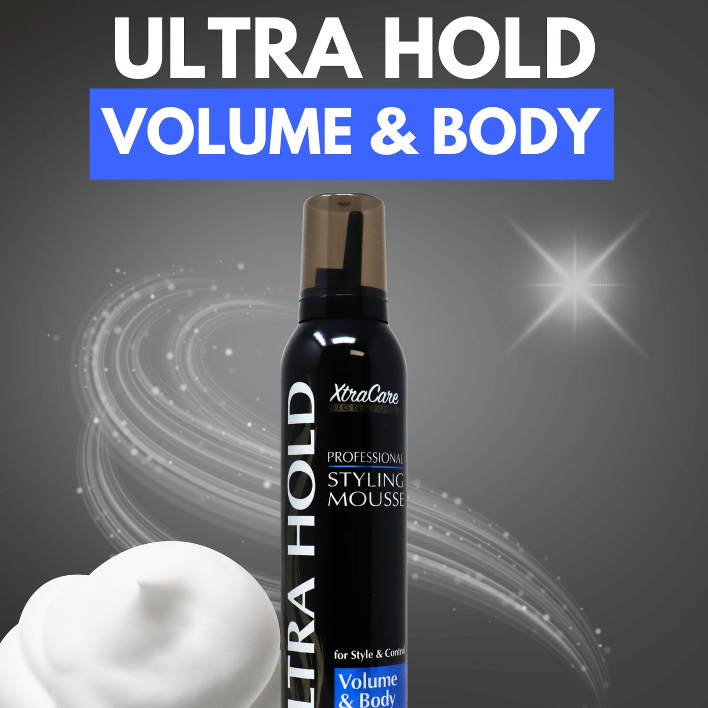 Ultra Hold Hair Styling Mousse 7 oz - 2 Pack for Volume & Control