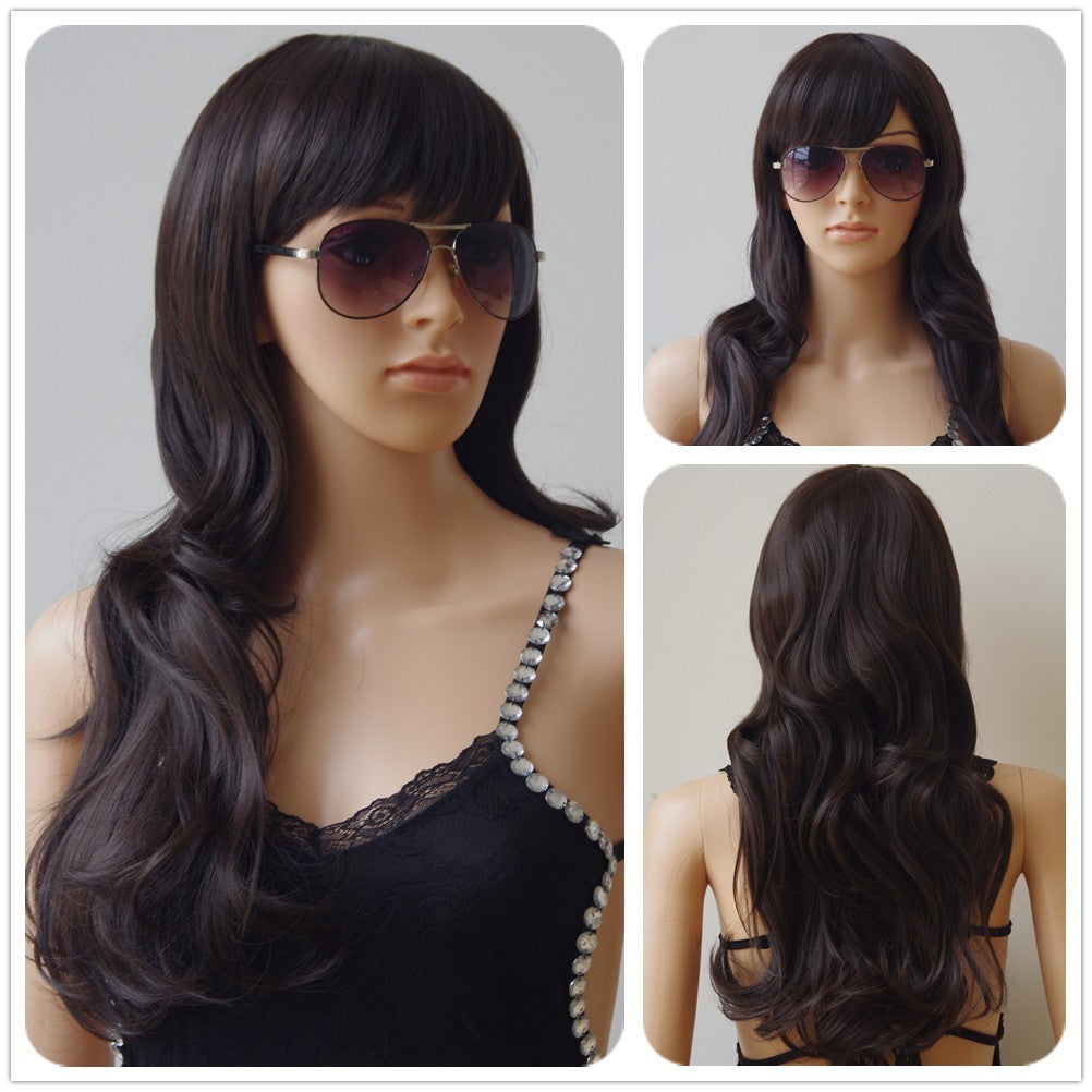 Long Ombre Wigs - Heat Resistant Synthetic Hair, Thick Full Wigs