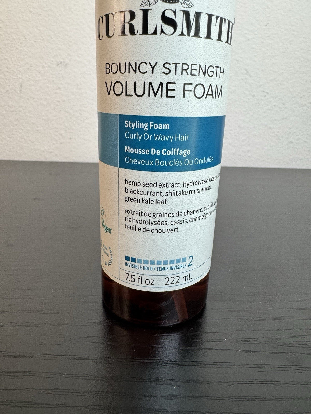 Bouncy Strength Volume Foam for Curly Wavy Hair - Styling Mousse 7.5oz