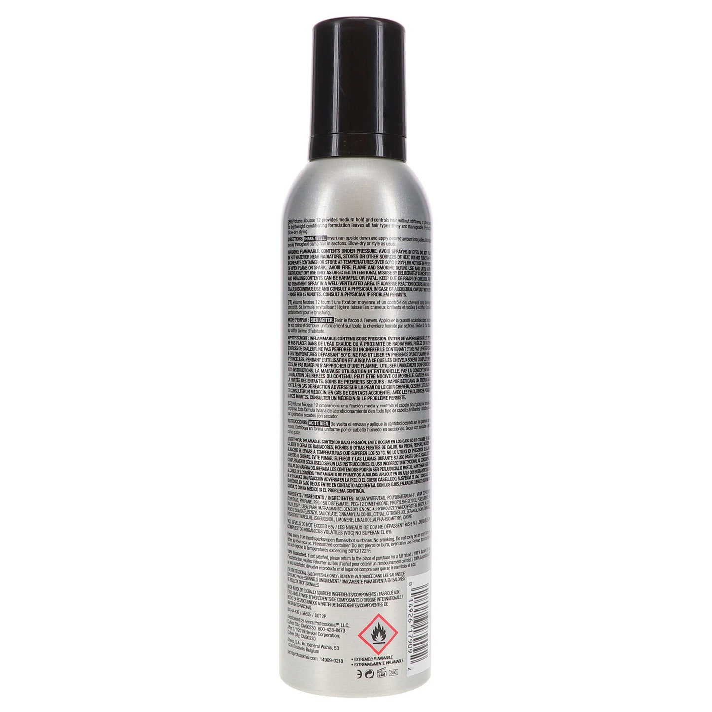Kenra Medium Hold Volume Mousse #12 - 8 oz, 2 Pack for Natural Hair Styling