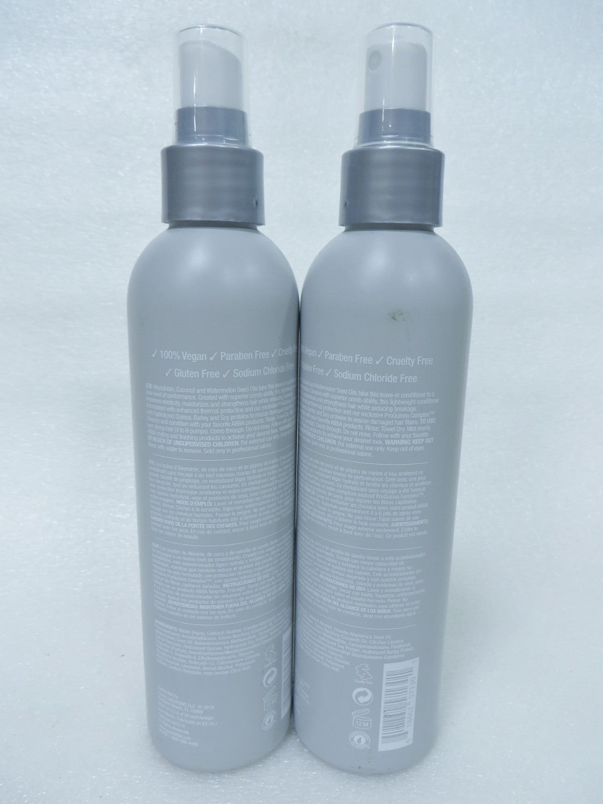 All-in-One Leave-In Hair Spray - Strengthening with Watermelon & Argan Oils, 8 Oz, Pack of 2