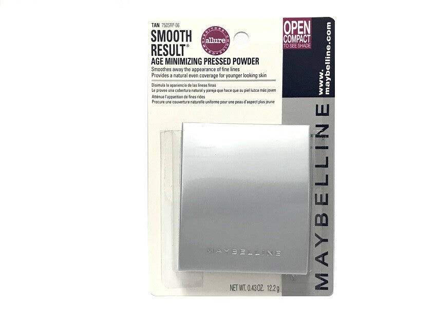 Maybelline Age-Minimizing Pressed Face Powder in Tan - 12.2g, New