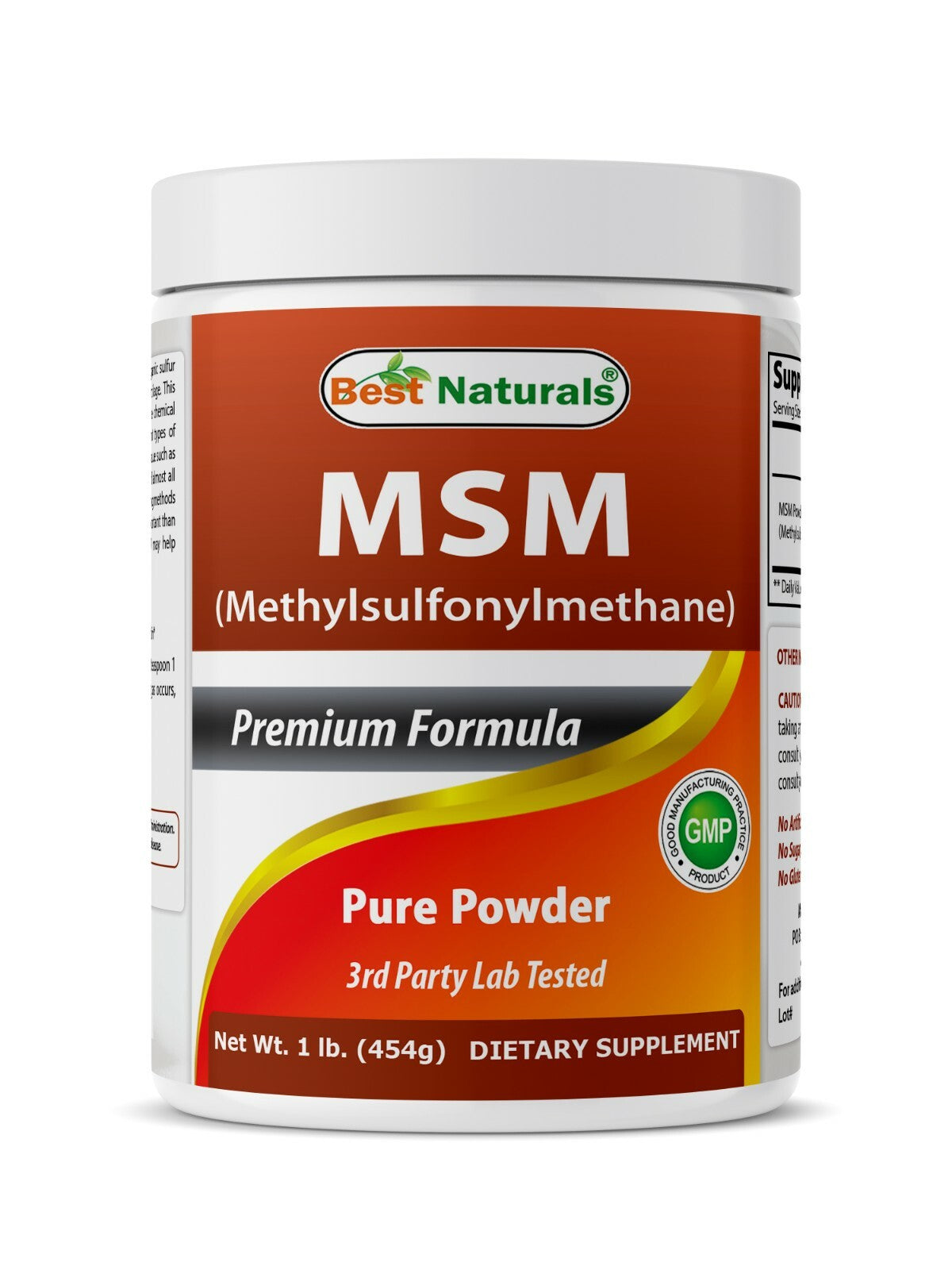 MSM Powder 1 Lb - Joint Support Supplement