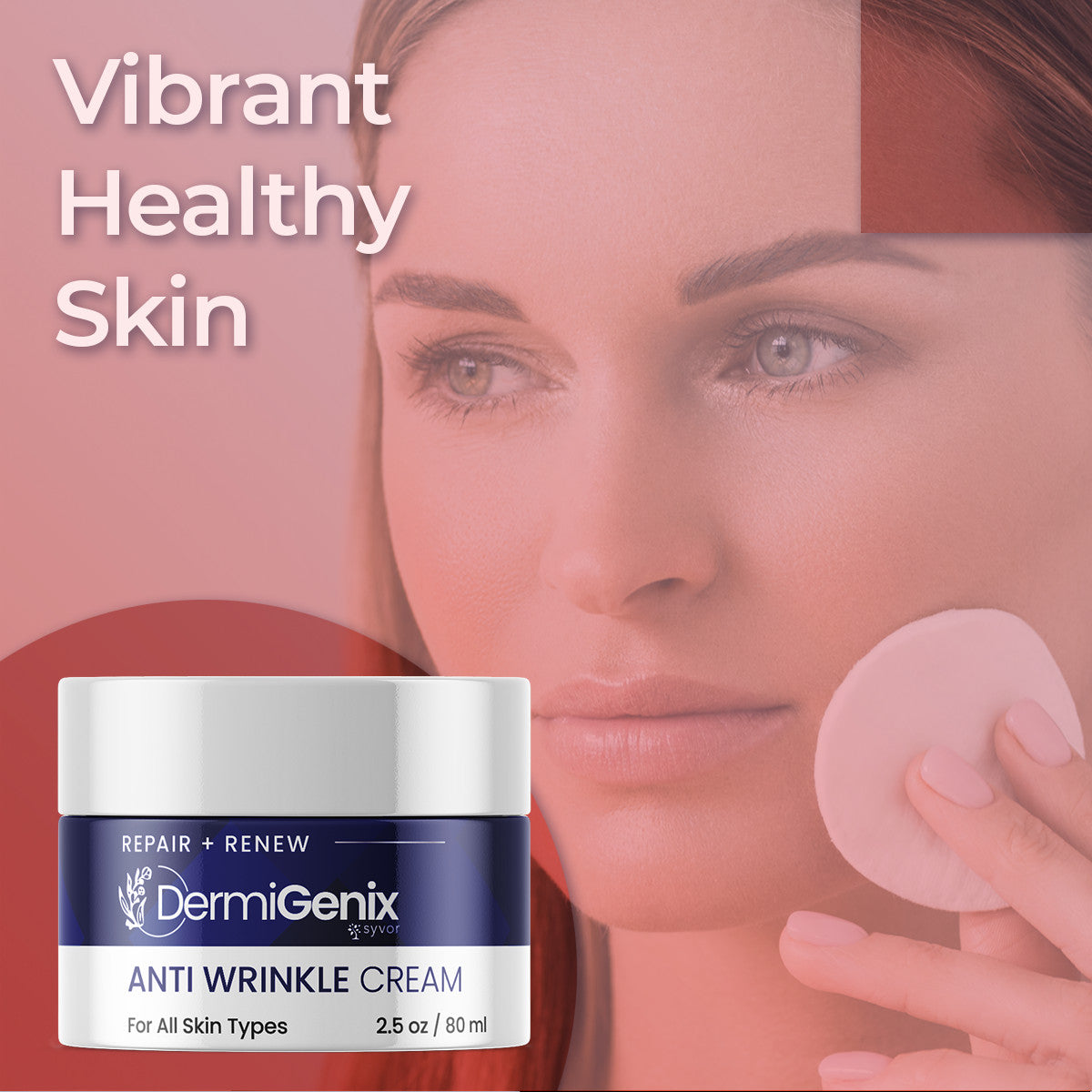 Dermigenix Anti-Wrinkle Cream Advanced Skin Moisturizer for Repair &