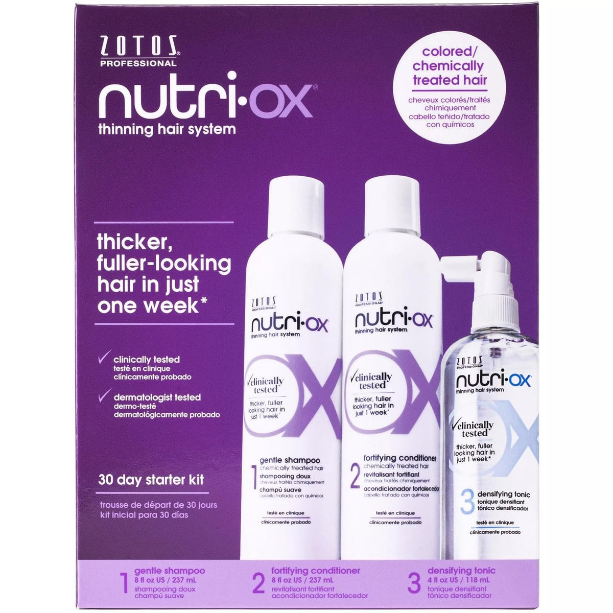 Hair Thickening Starter Kit for Thinning, Color-Treated Hair