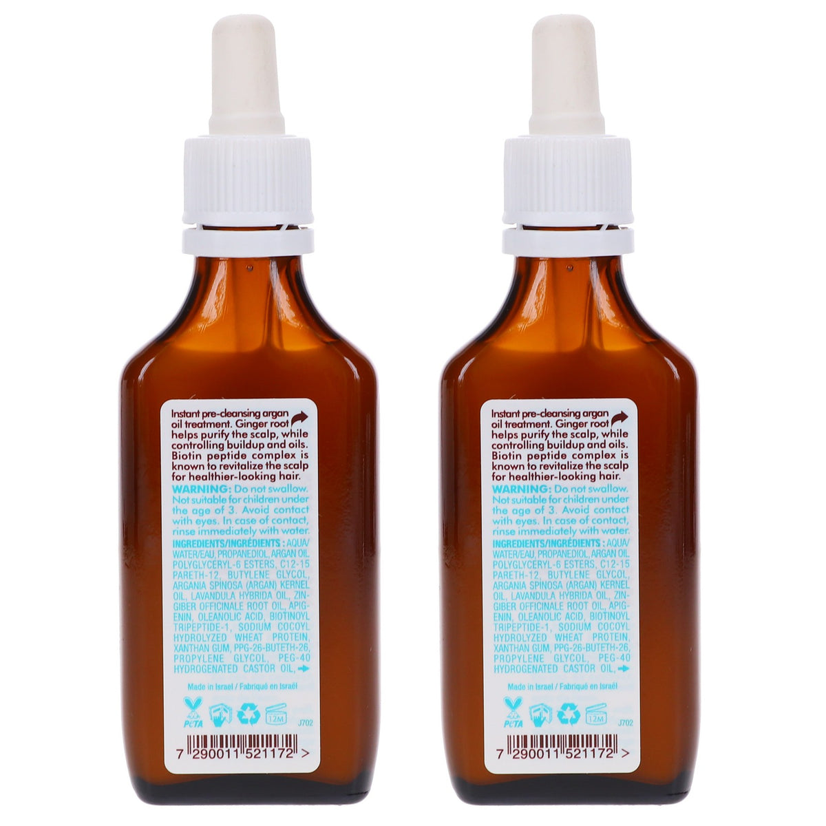Oily Scalp Hair Treatment 1.5 oz - 2 Pack for Dandruff & Excess Oil Control