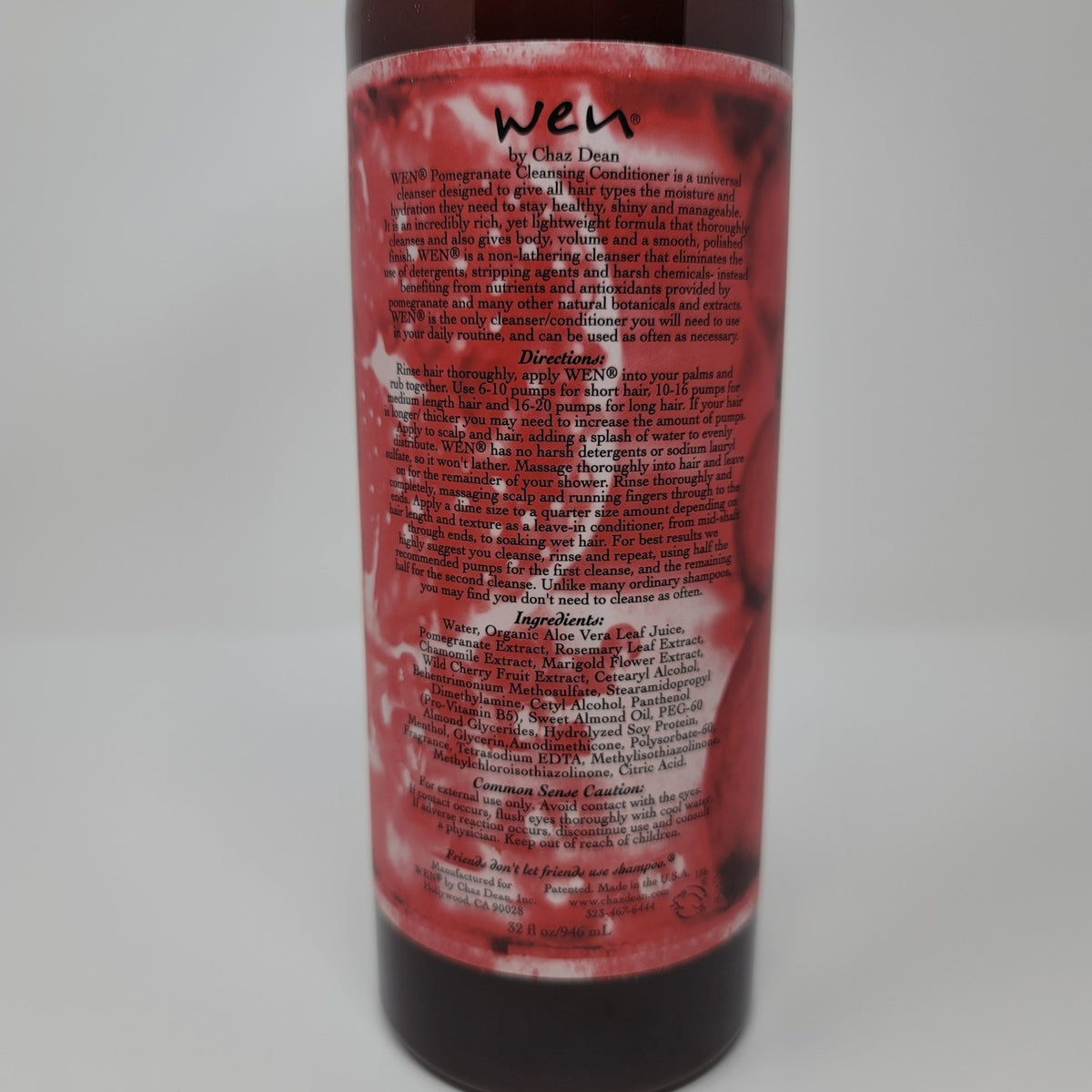 Organic Pomegranate Cleansing Conditioner 32oz with Pump - All Hair Types