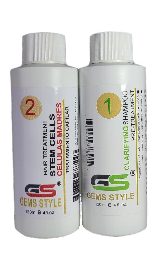 Brown Hair Stem Cell Treatment 4oz - Hair Repair & Anti-Frizz Serum
