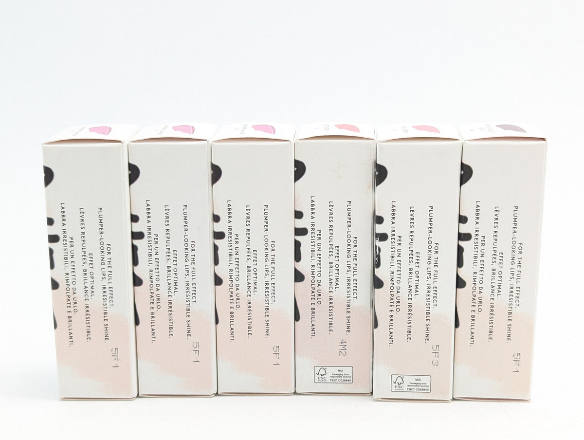 Lip Gloss Set with Plumpers and Highlighters - Lavender, Cherry & More