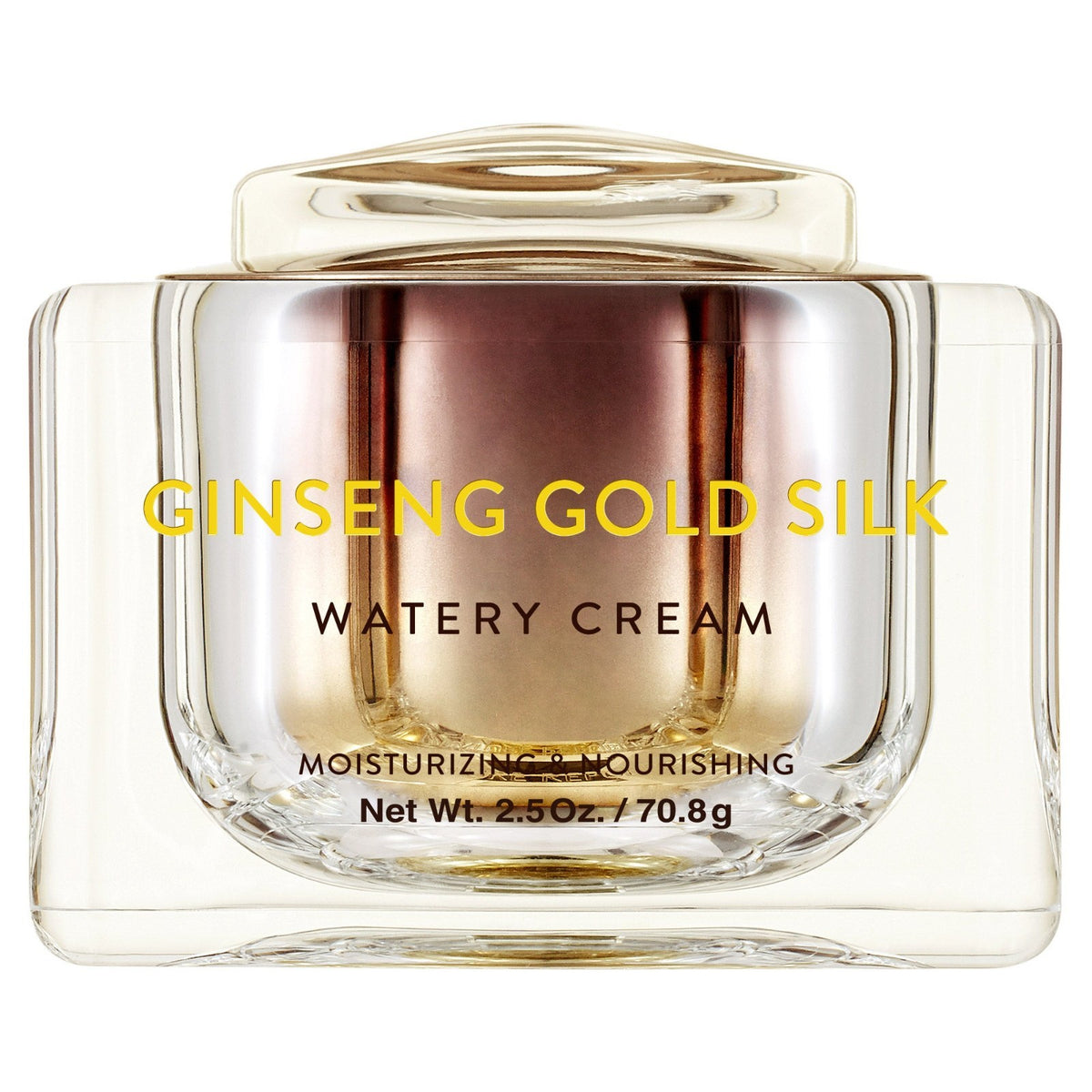 Ginseng Gold Silk Watery Cream - Anti-Aging Moisturizer for All Skin Types - 2 Pack 70.8g