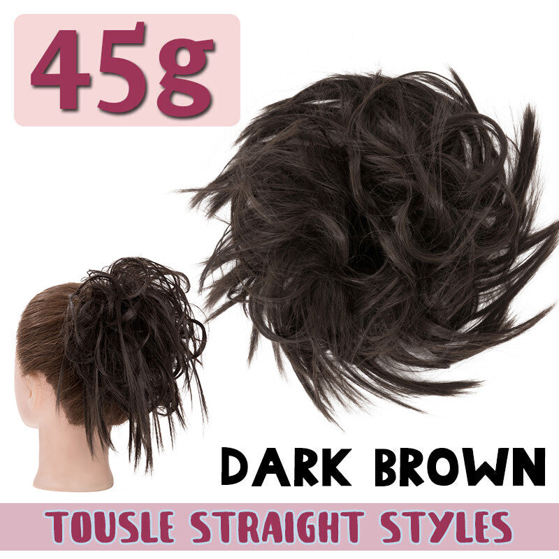 Thick Large Messy Bun Hair Piece Scrunchie Updo Wrap Hair Extensions