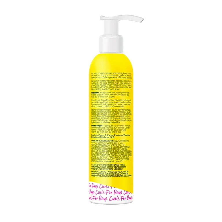 Curl Defining Gel for Medium to Coarse Curls - Flexible Hold & Shine