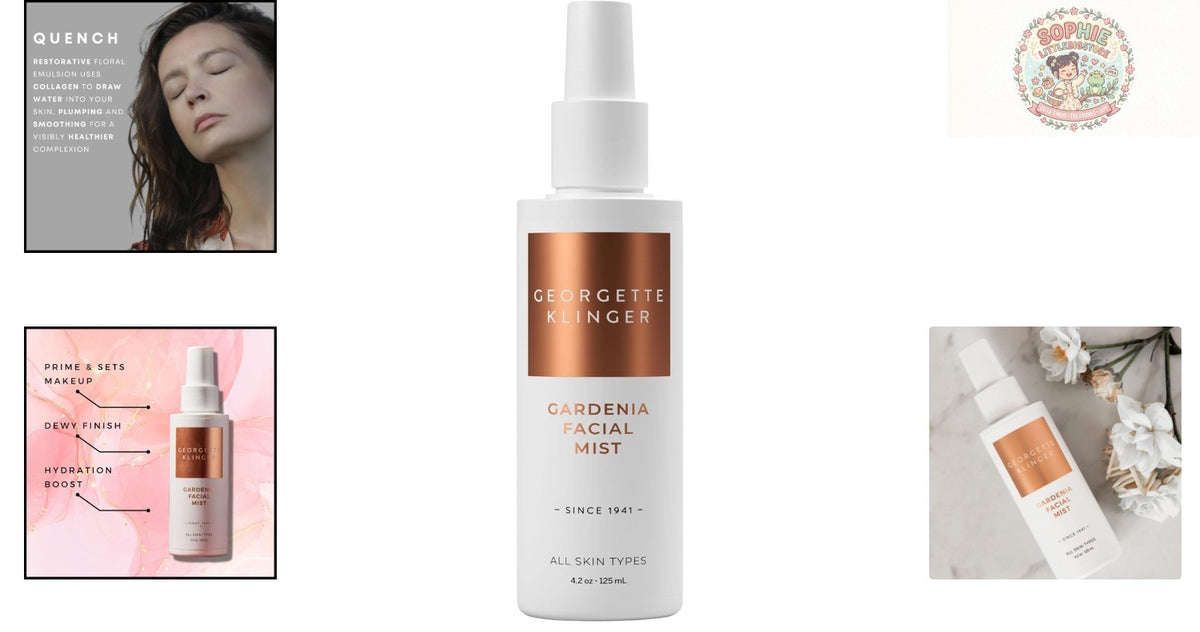 Facial Mist Hydrating Spray with Gardenia Scent for Makeup & Skin Care