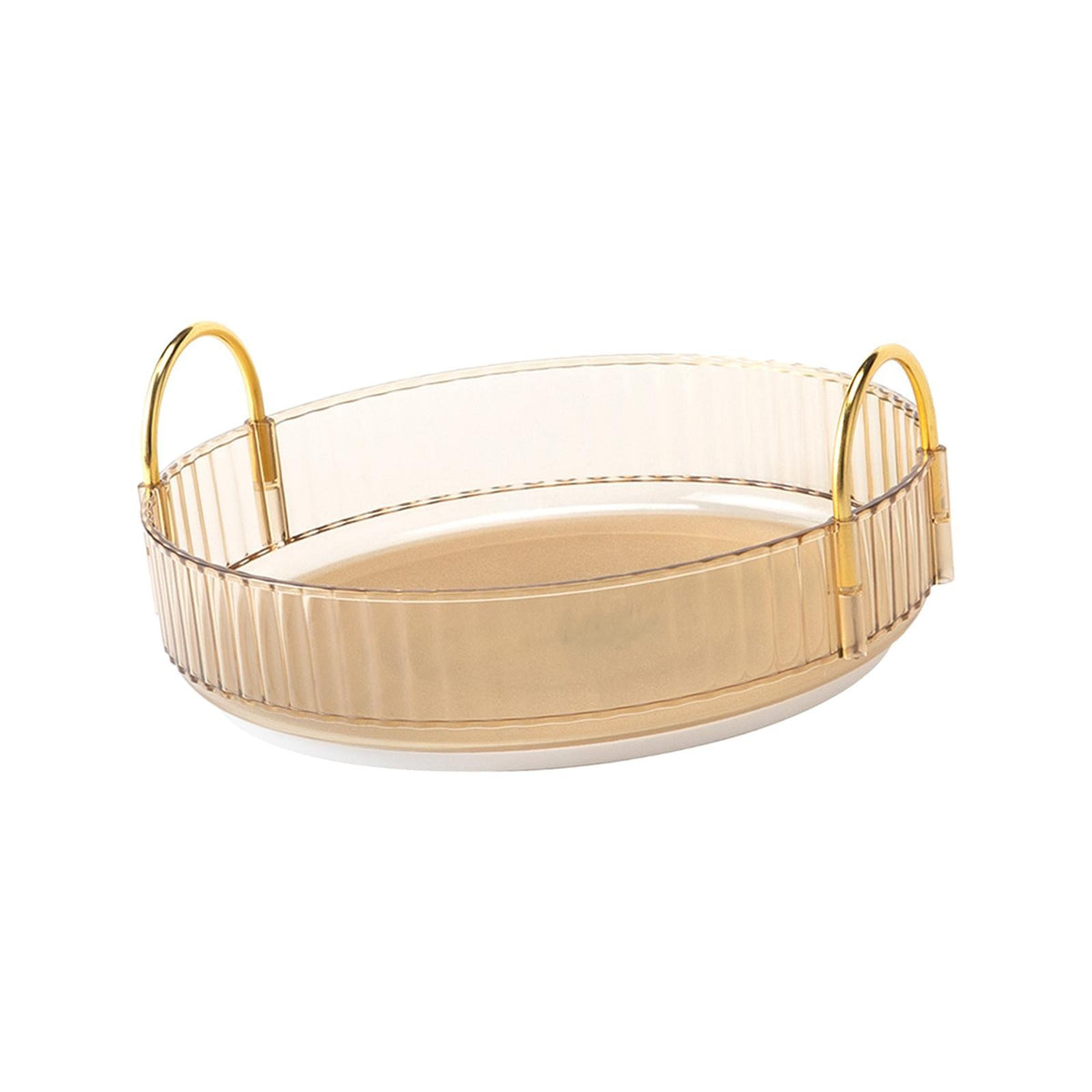 Multi-Layer Makeup Storage Organizer Tray for Vanity Countertop