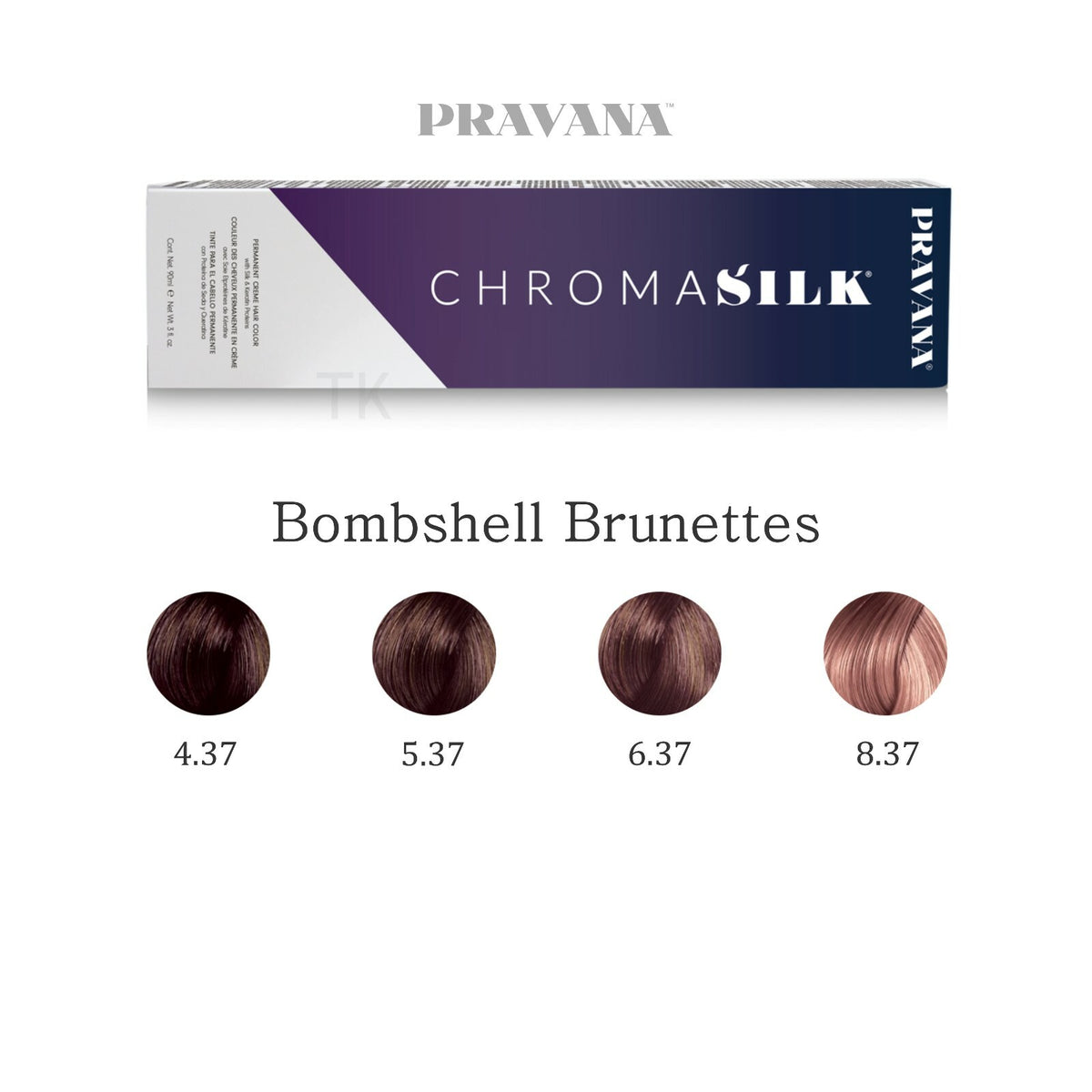 PRAVANA CHROMASILK Permanent Creme Hair Color 3oz