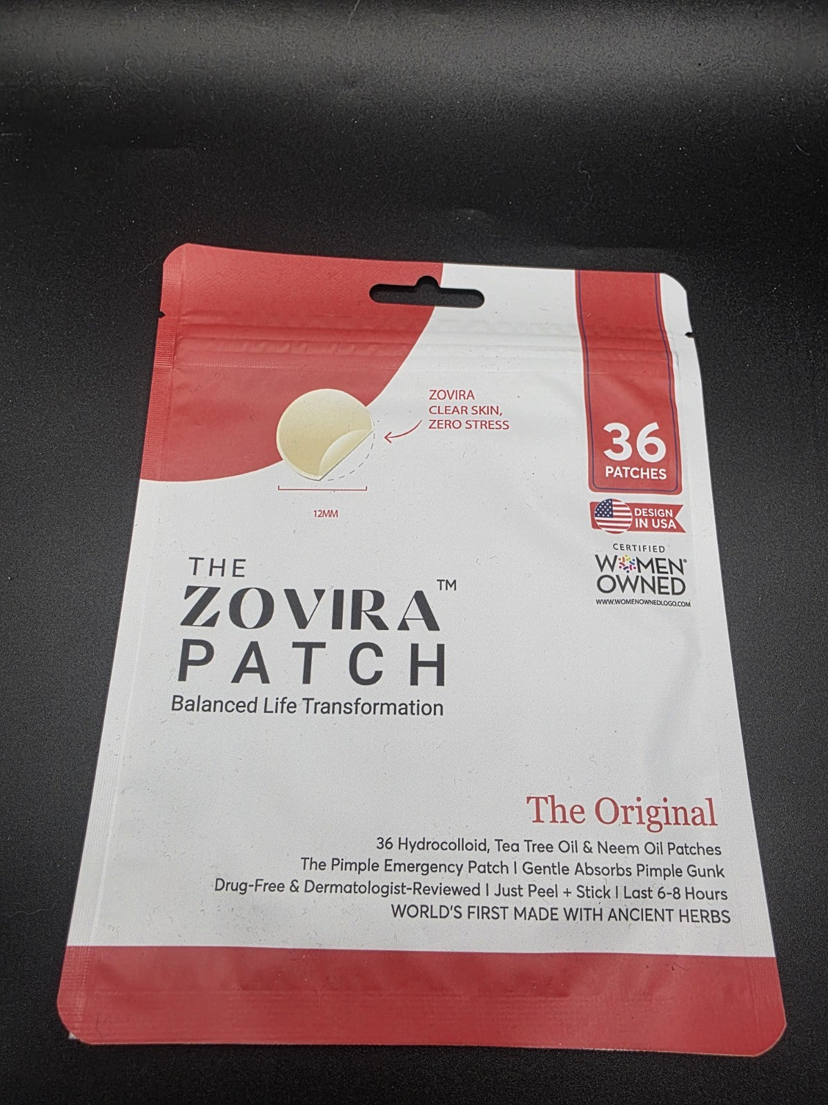 Hydrocolloid Acne Patches with Niacinamide & Tea Tree - 36 Count, Sensitive Skin