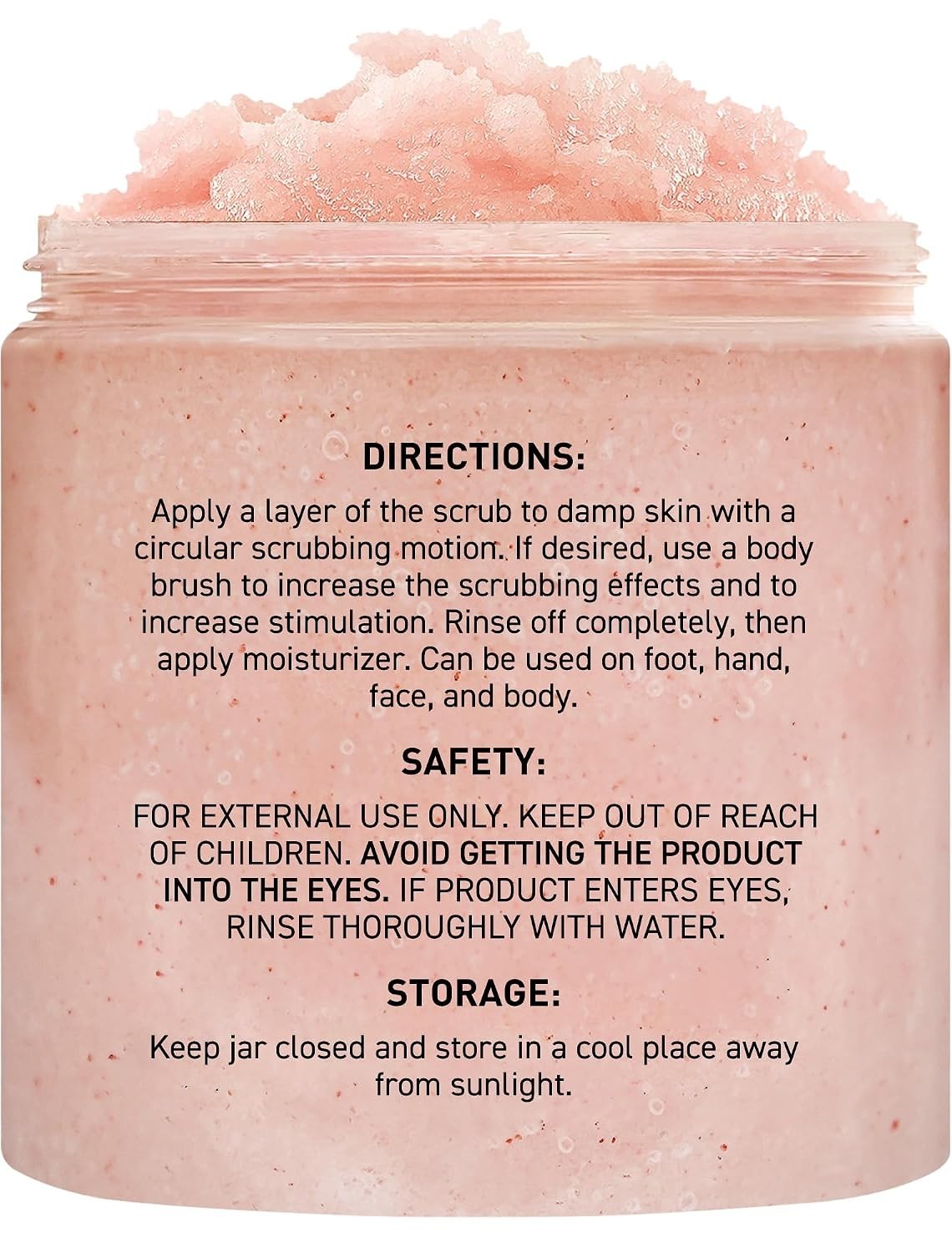 10 oz Himalayan Salt Body Scrub - Exfoliating & Moisturizing for All