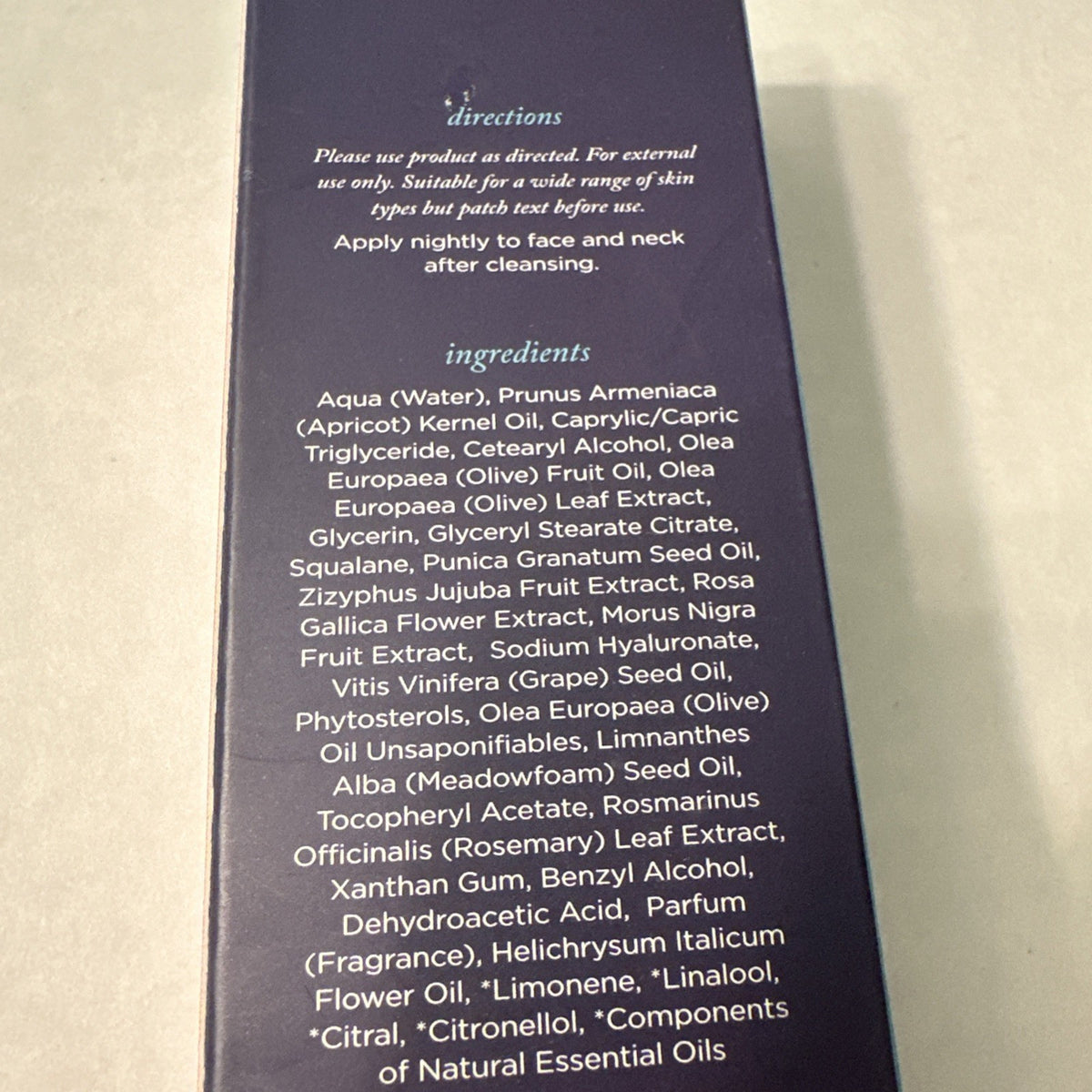 Nourishing Night Cream 1.52 oz - Olive Natural Skincare
