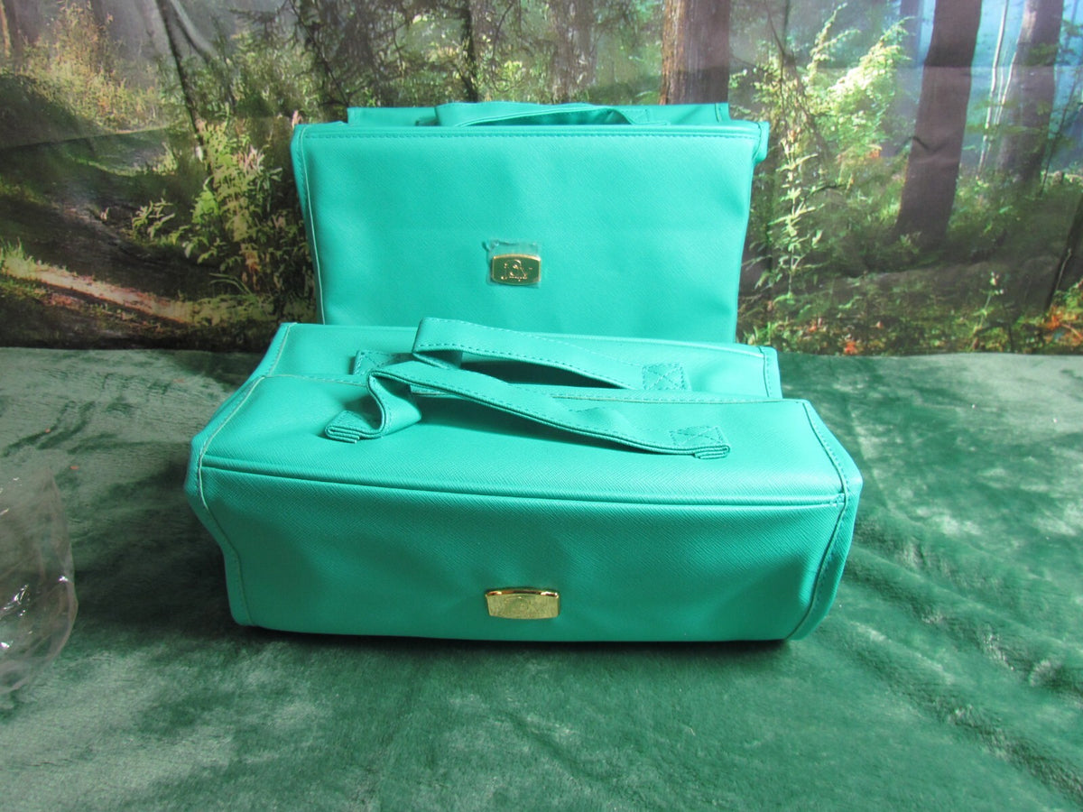 4-Piece Makeup Organizer Case Set - Cosmetic Storage & Travel Bag