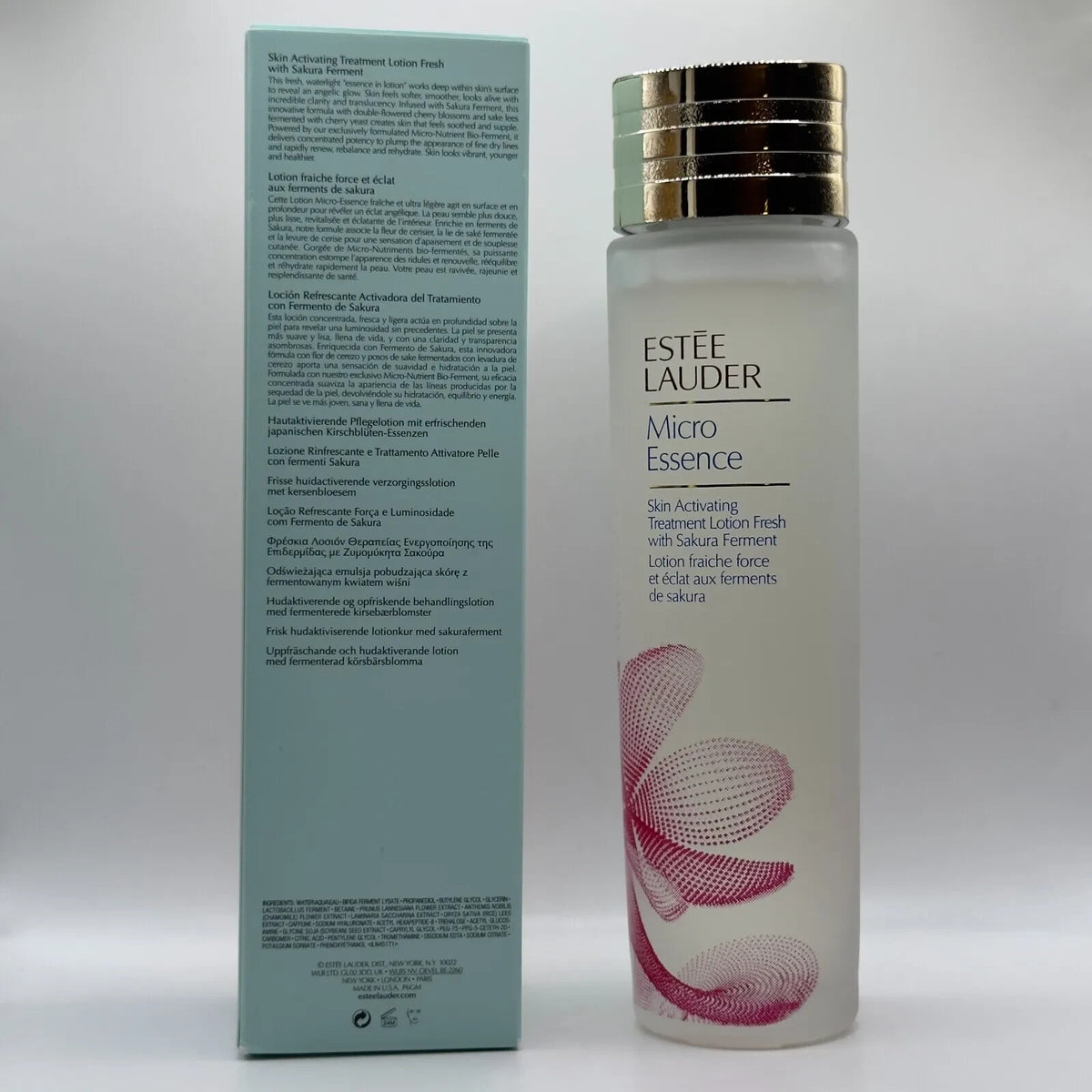 Estee Lauder Micro Essence Skin Activating Treatment Lotion with Sakura 6.7oz/200ml