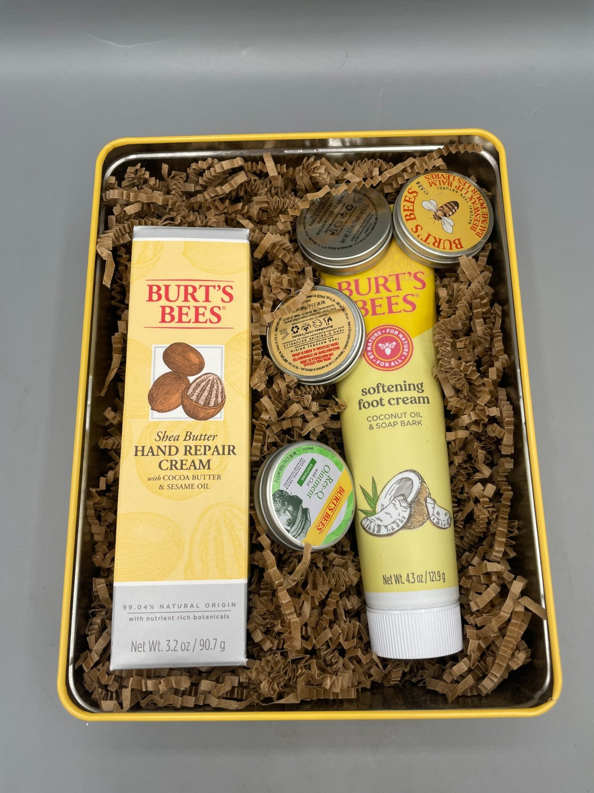 Burt's Bees Classic Gift Tin Set - 6 Natural Skincare Items
