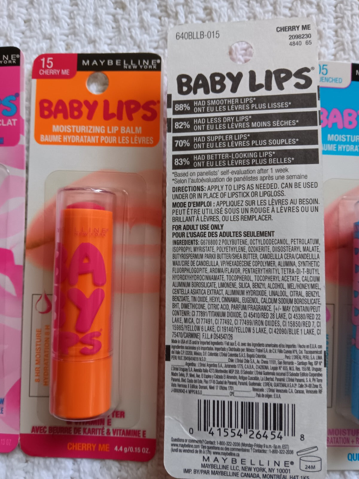 Moisturizing Lip Balm Set - Cherry Me & Pink Mon Rose, Quenched Hydration