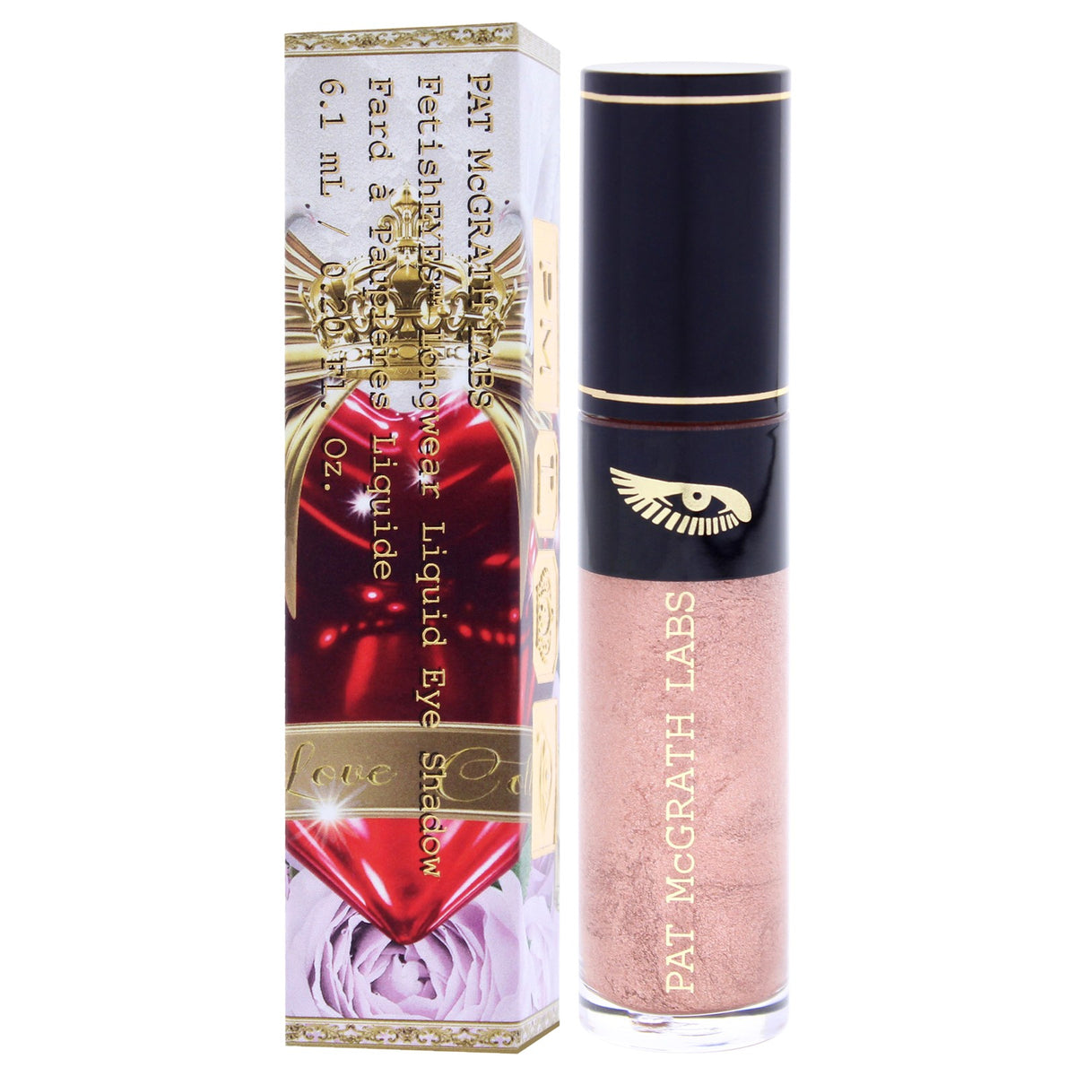 Longwear Liquid Eye Shadow Luna Rose - 0.2 oz, Metallic, Crease-Resistant